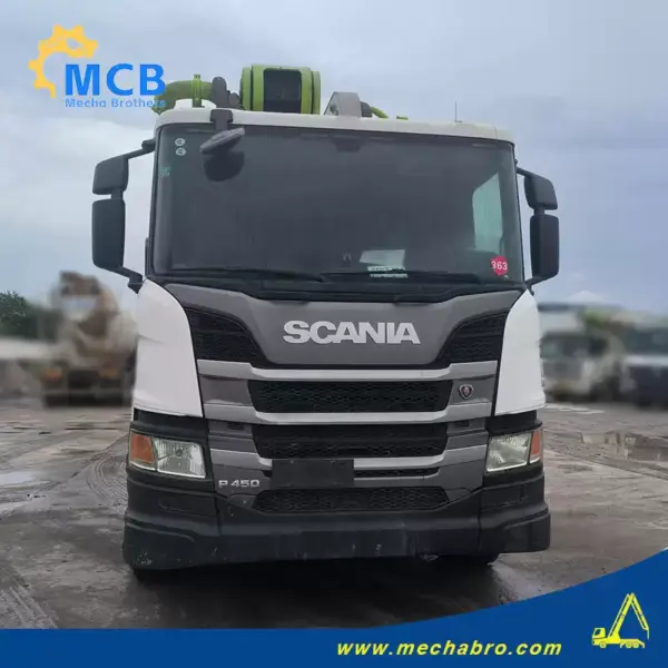 No. 250620P738, 2019 Zoomlion 63m Concrete Pump Truck