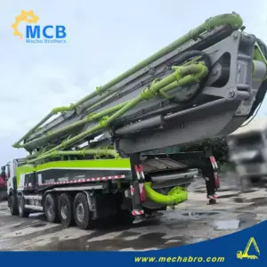 No. 250620P738, 2019 Zoomlion 63m Concrete Pump Truck