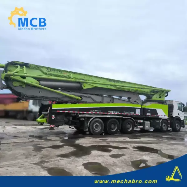 No. 250620P738, 2019 Zoomlion 63m Concrete Pump Truck