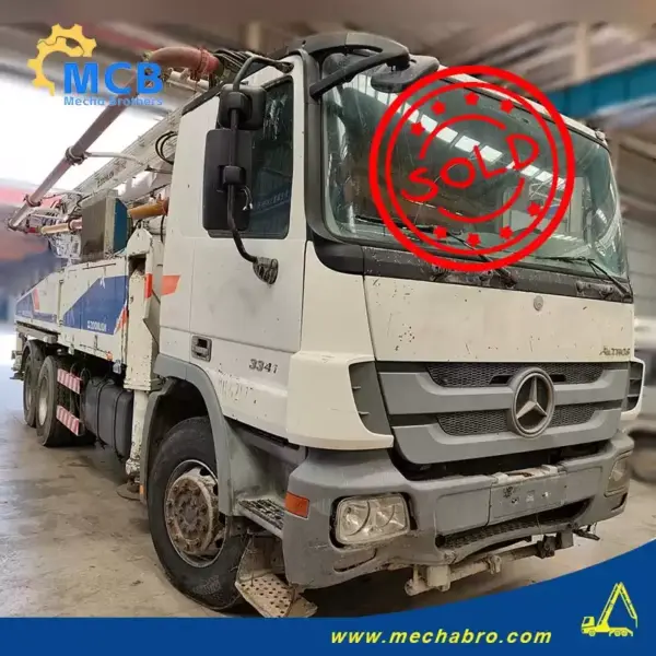 No. 250322P691, 2011  Zoomlion 38m Concrete Pump Truck