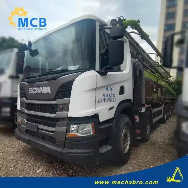 No. 250630P739, 2021 Zoomlion 67m Concrete Pump Truck