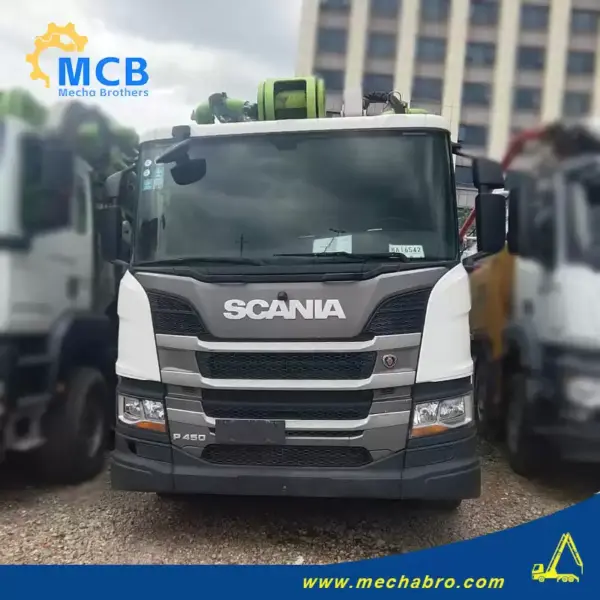 No. 250630P739, 2021 Zoomlion 67m Concrete Pump Truck