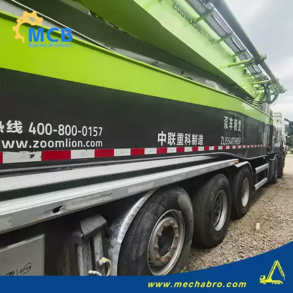 No. 250630P739, 2021 Zoomlion 67m Concrete Pump Truck