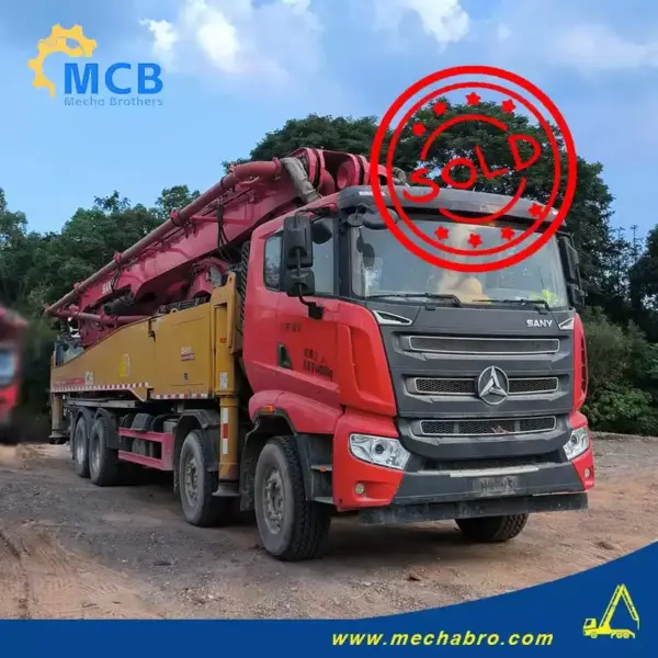 No. 250724P753, 2020 Sany 52m Concrete Pump Truck