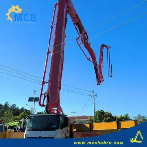 No. 250703P747, 2022 Sany 62m Concrete Pump Truck