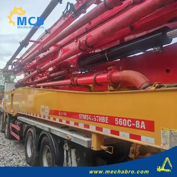 No. 250724P754, 2020 Sany 56m Concrete Pump Truck