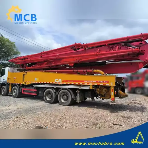No. 250807P760, 2021 Sany 56m Concrete Pump Truck