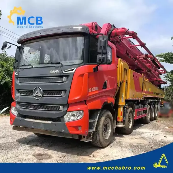 1754620028526867.jpg.webp No. 250807P758, 2021 Sany 65m Concrete Pump Truck