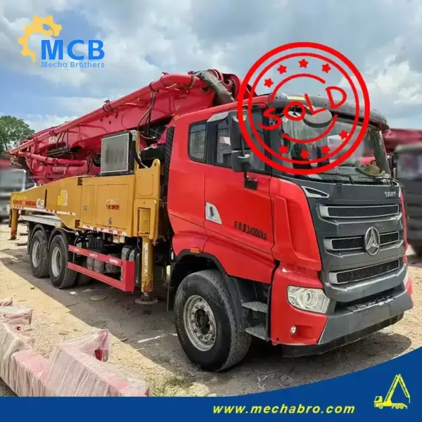 No. 240815P550, 2018 Zoomlion 49m concrete pump truck