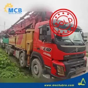 No. 240920P580, 2011 Zoomlion 37m concrete pump truck