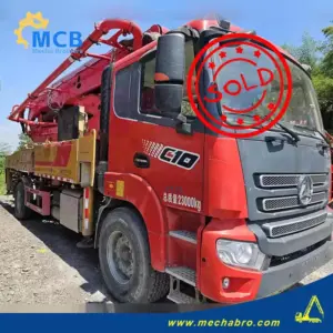 No. 241112P611, 2021 Sany 62m concrete pump truck