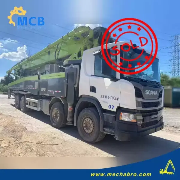 No. 250529P725, 2020 Sany 49m Concrete Pump Truck