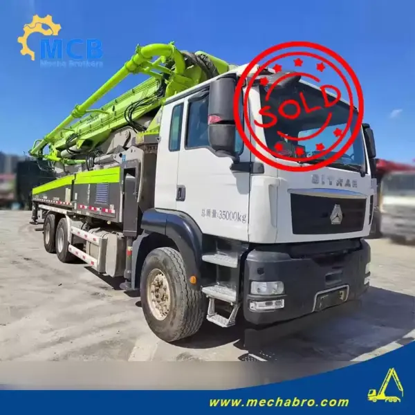 No. 250618P734, 2020 Sany 62m Concrete Pump Truck