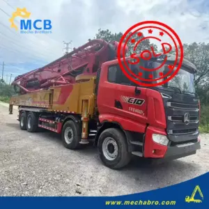No. 240823P557, 2021 Sany 62m concrete pump truck