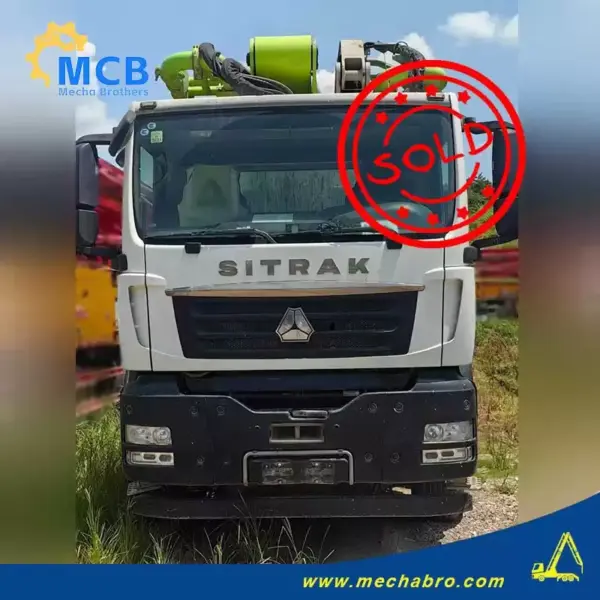 No. 251216P788, 2021 Sany 39m concrete pump truck