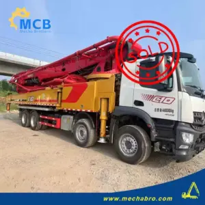 No. 250103P647, 2022 Sany 31m Concrete Pump Truck