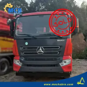 No. 250103P647, 2022 Sany 31m Concrete Pump Truck