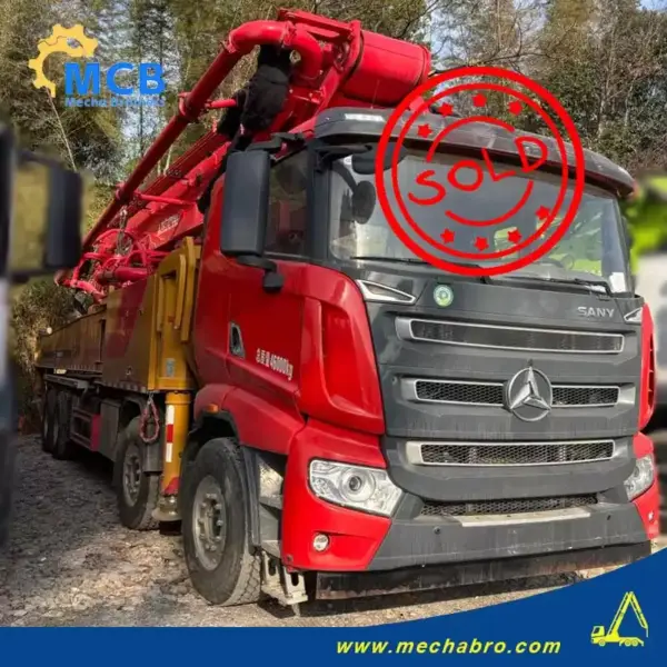No. 250320P689, 2020 Sany 62m Concrete Pump Truck