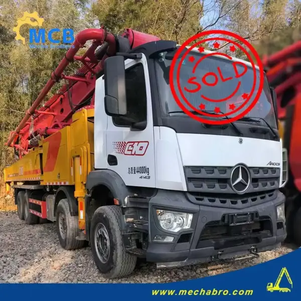 No. 251114P784, 2020 XCMG 58m concrete pump truck