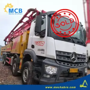 No. 250807P761, 2021 Sany 60m Concrete Pump Truck
