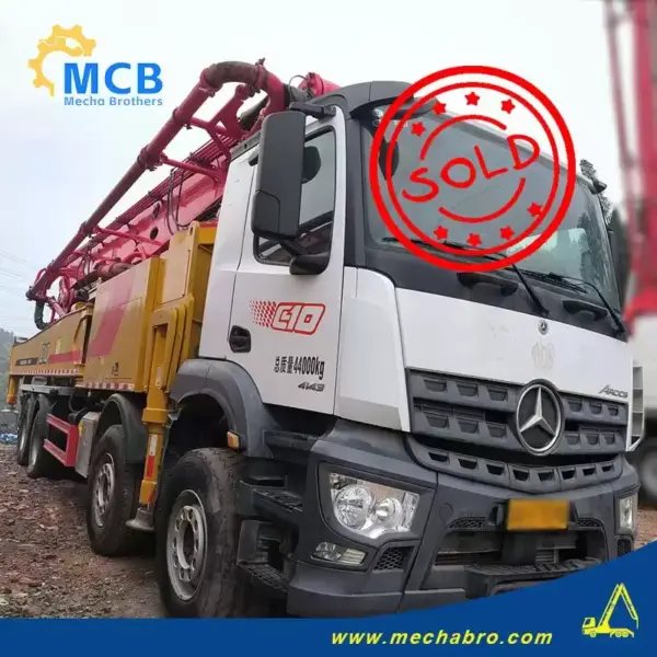 No. 250807P761, 2021 Sany 60m Concrete Pump Truck
