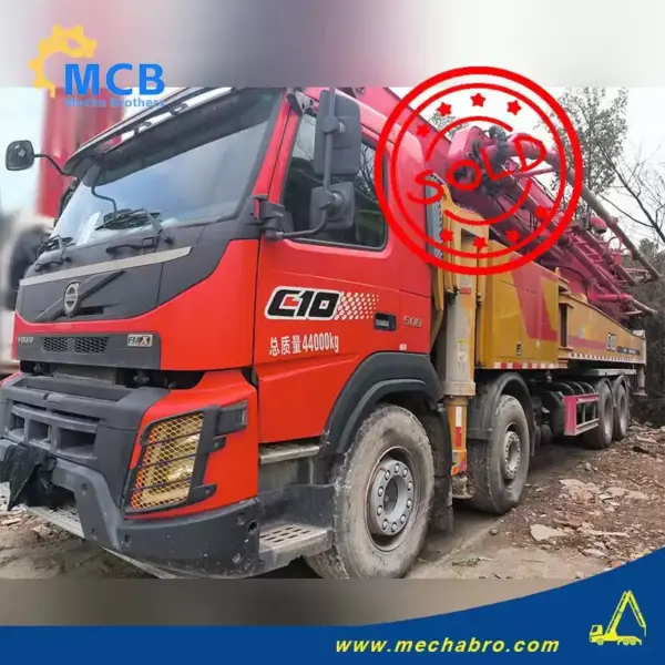 No. 251202P783, 2022 Sany 43m concrete pump truck