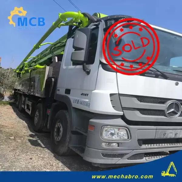 No. 250318P685, 2019 Zoomlion 63m Concrete Pump Truck