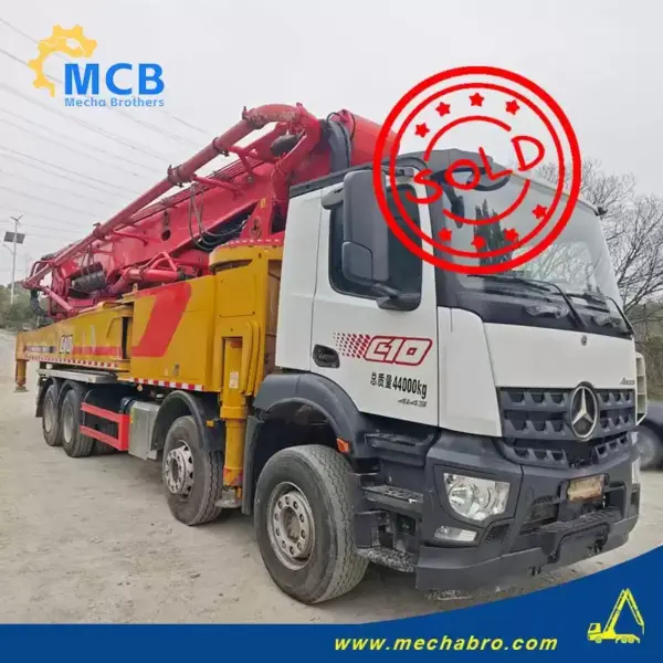 No. 250825P765-2, 2019 Zoomlion 56m Concrete Pump Truck