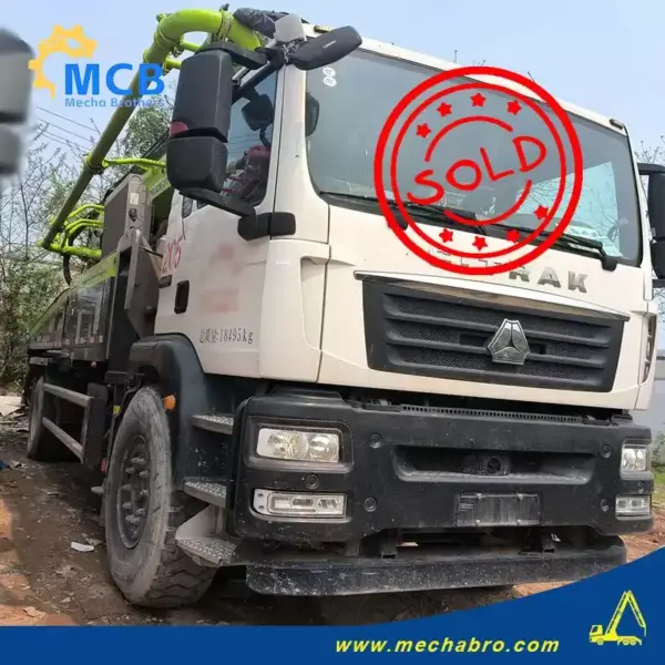 No. 250423P716, 2019 Sany 56m Concrete Pump Truck