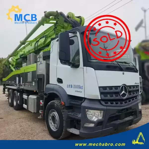 No. 251202P783, 2022 Sany 43m concrete pump truck