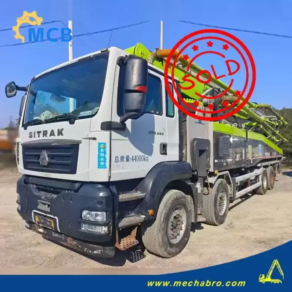 No. 251114P784, 2020 XCMG 58m concrete pump truck