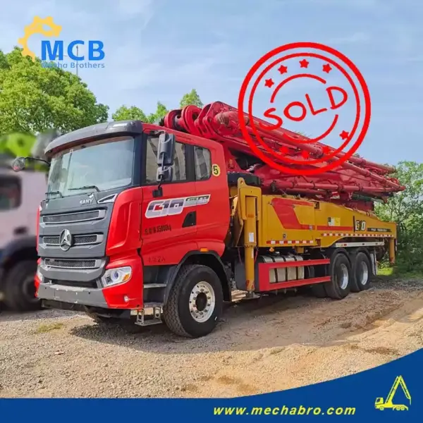 No. 250418P712, 2021 Sany 49m Concrete Pump Truck