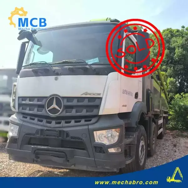 No. 250929P781, 2021 Zoomlion 62m Concrete Pump Truck