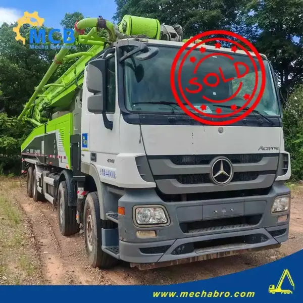 No. 251226P793, 2022 XCMG 62m concrete pump truck