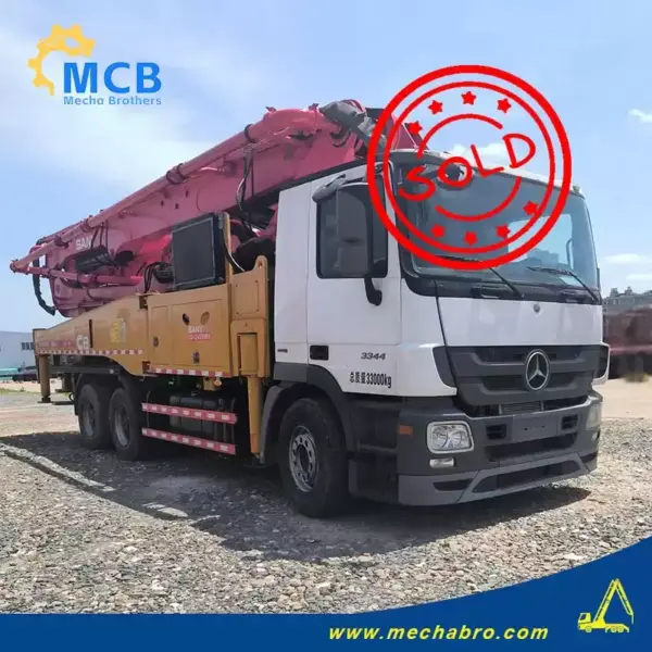 No. 250618P733, 2019 Sany 49m Concrete Pump Truck