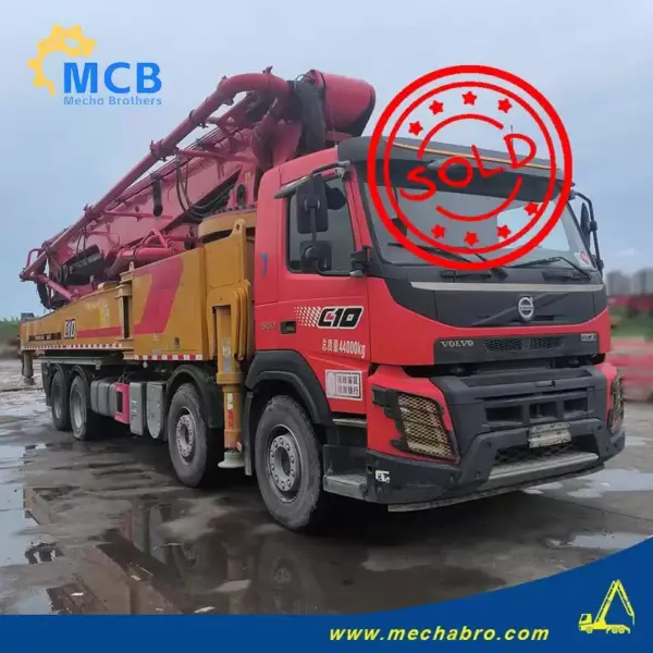 No. 260105P796, 2020 Sany 62m concrete pump truck