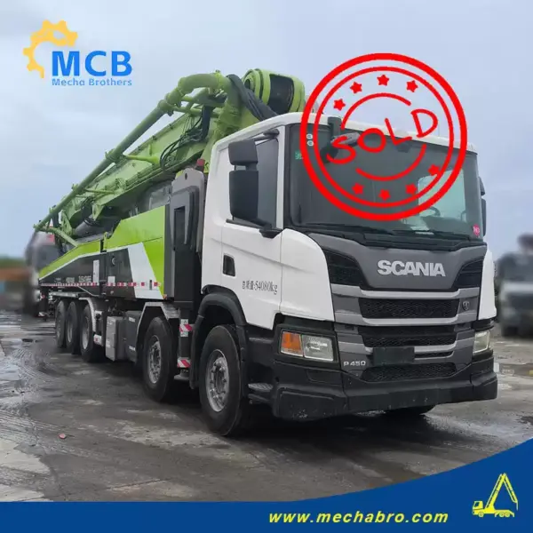 No. 250724P751, 2022 XCMG 52m Concrete Pump Truck