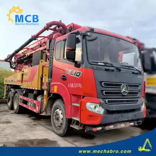 No. 250909P775, 2021 Sany 43m concrete pump truck