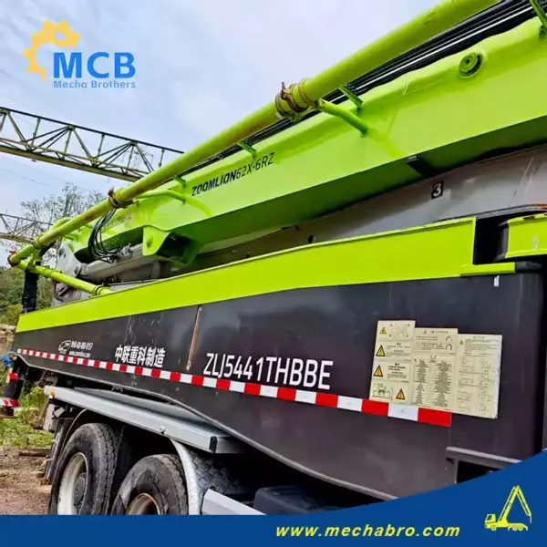 No. 250915P770-10, 2021 Zoomlion 62m Concrete Pump Truck