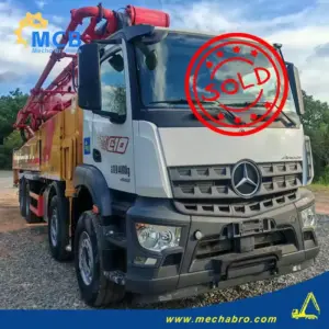 No. 250909P774, 2017 Sany 31m concrete pump truck
