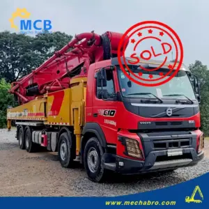 No. 260105P796, 2020 Sany 62m concrete pump truck