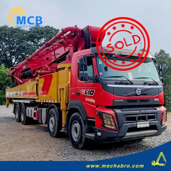 No. 260105P796, 2020 Sany 62m concrete pump truck