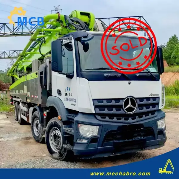 No. 250918P778, 2024 Sany 39m concrete pump truck