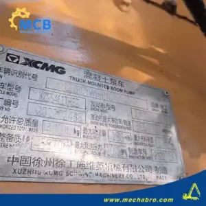 No. 251121P782, 2022 SITRAK 62m Concrete Pump Truck