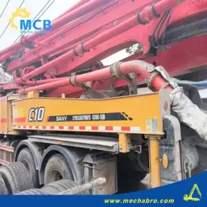 No. 251202P783, 2022 Sany 43m concrete pump truck