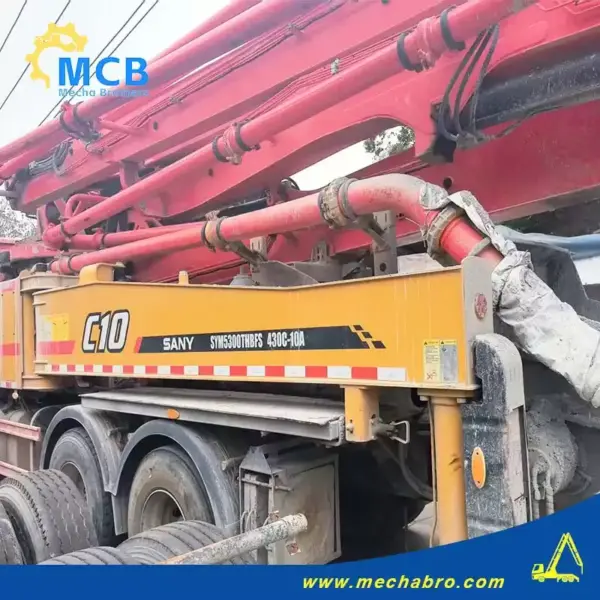 No. 251202P783, 2022 Sany 43m concrete pump truck