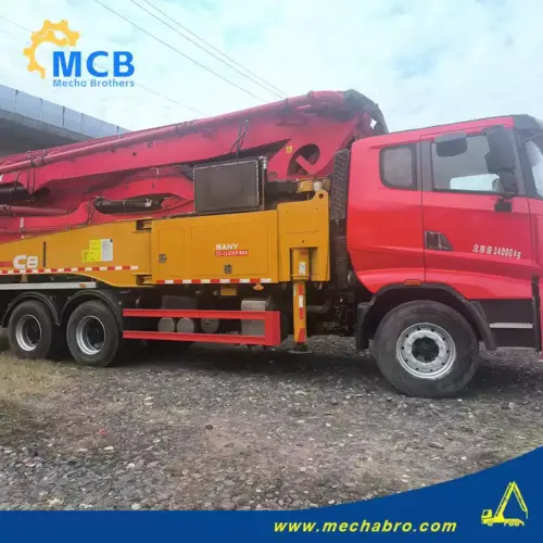 No.251216P786, 2019 Sany 49m concrete pump truck