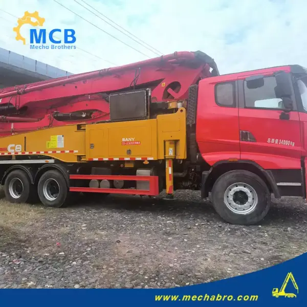 No.251216P786, 2019 Sany 49m concrete pump truck