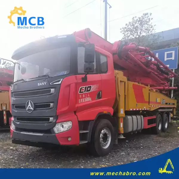 No. 251216P787, 2022 Sany 51m concrete pump truck