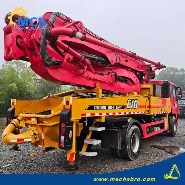 No. 251216P788, 2021 Sany 39m concrete pump truck